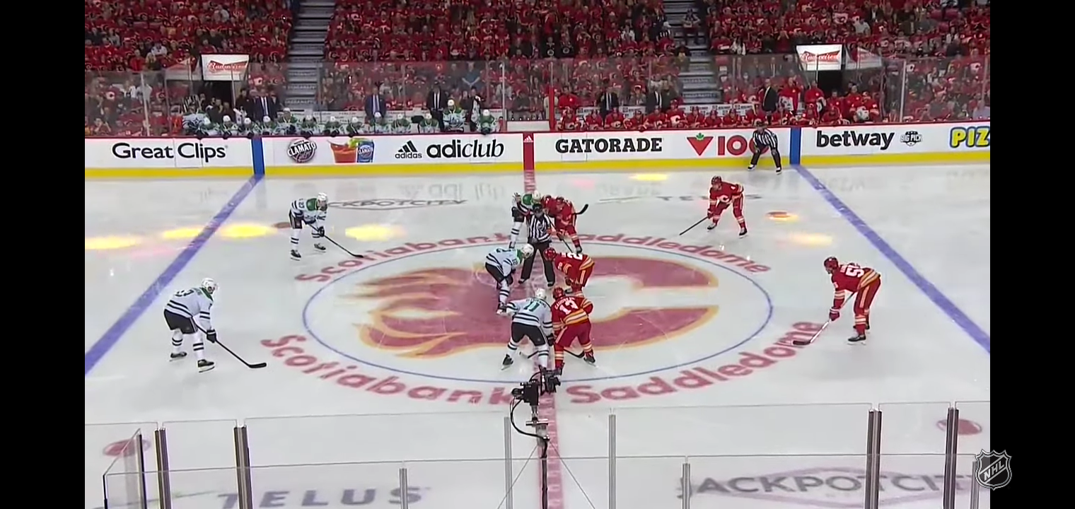 First Round, Gm 1: Stars @ Flames