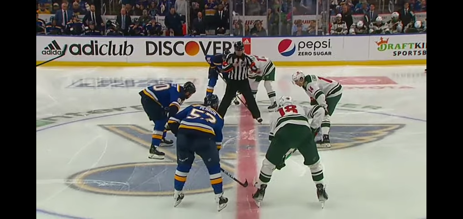 First Round, Gm 3: Wild @ Blues