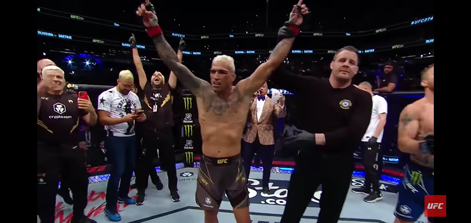 UFC 274: Charles Oliveira Octagon Interview