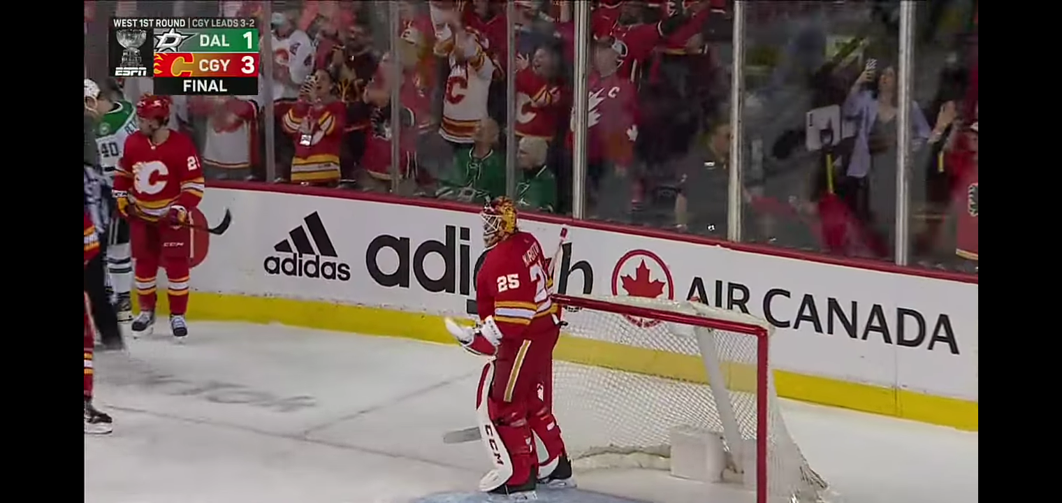 First Round, Gm 5: Stars @ Flames