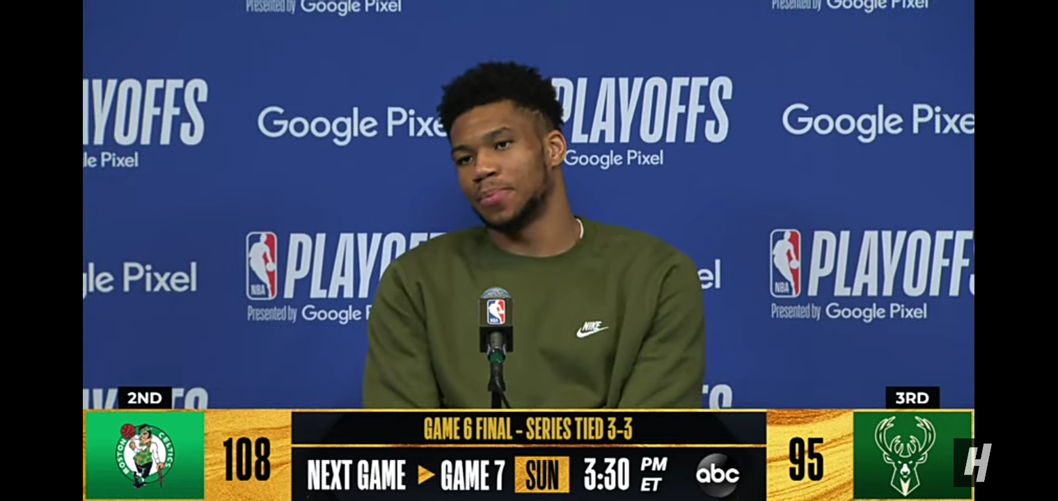 Giannis Antetokounmpo Postgame Interview – Game 6 | Celtics vs Bucks