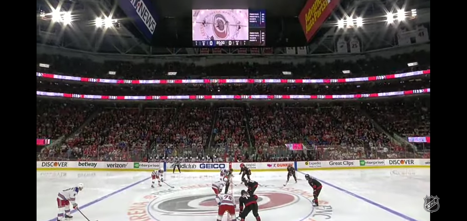 Second Round, Gm 1: Rangers @ Hurricanes