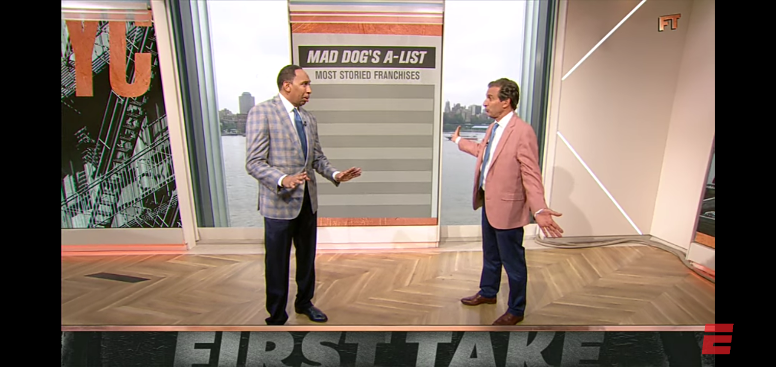 Stephen A. isn’t about to let Mad Dog leave the Lakers off this Top 🖐 list