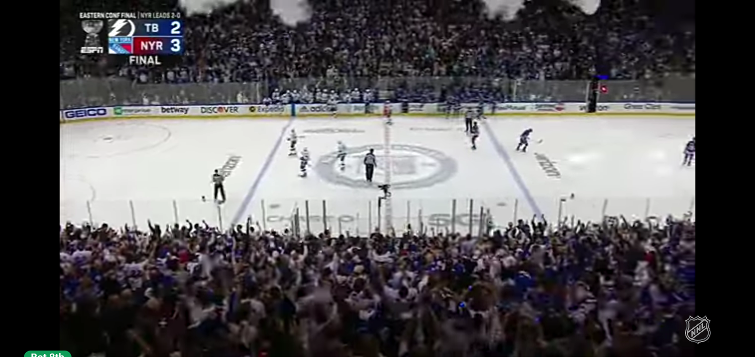 Third Round, Gm 2: Lightning @ Rangers