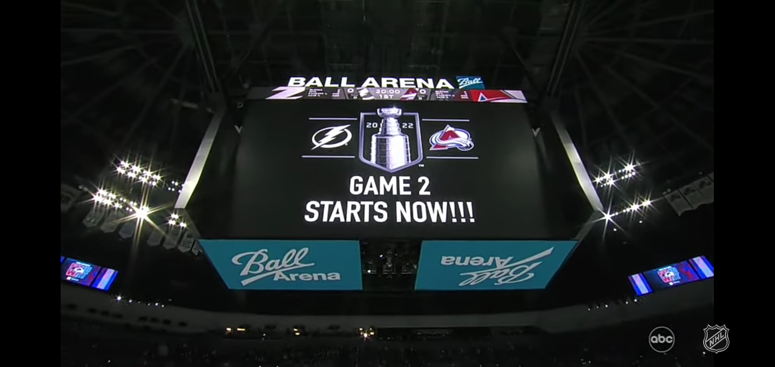 Cup Final, Gm2: Lightning @ Avalanche