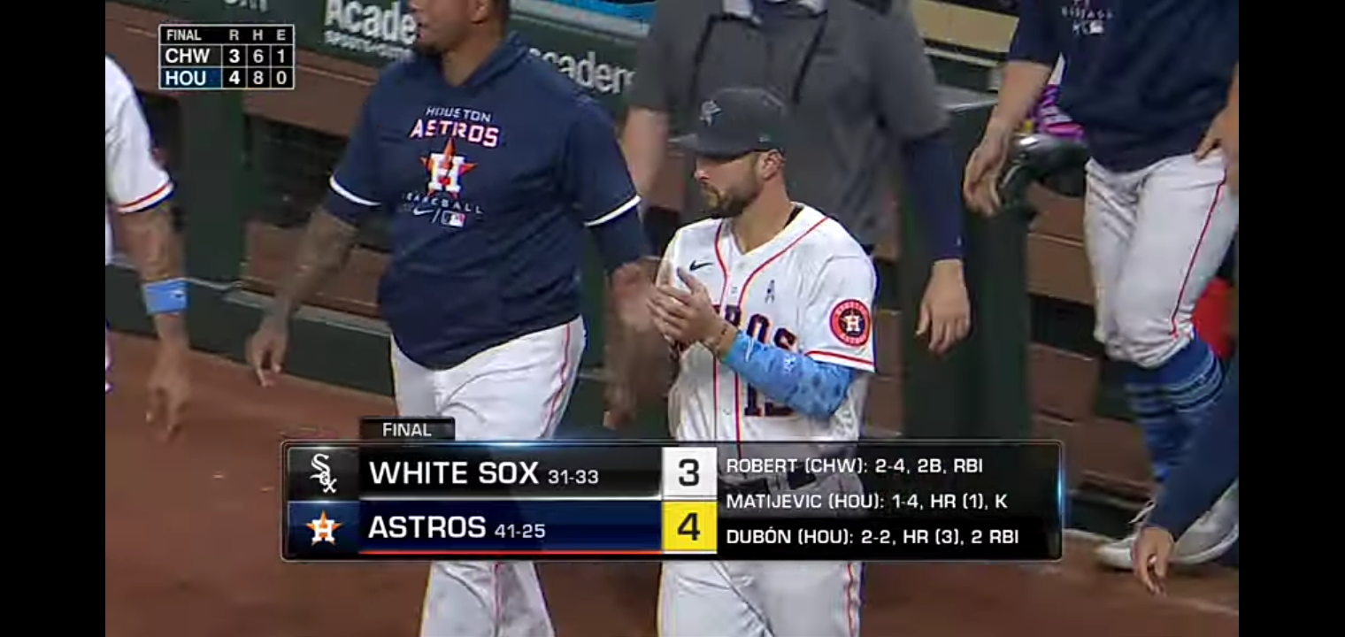 White Sox vs. Astros MLB Highlights