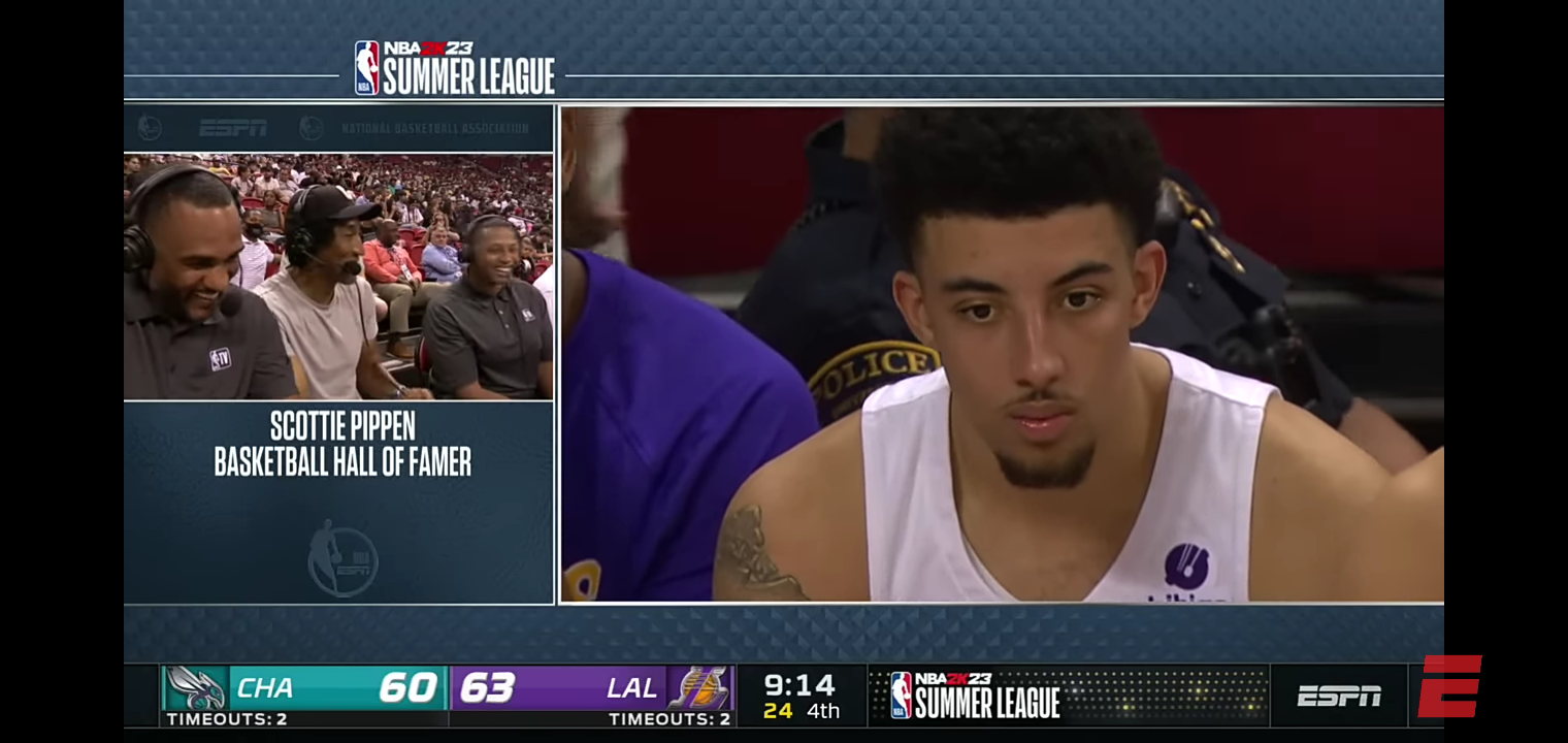 Scottie Pippen on if he can keep up with his son: ‘That ship has sailed’