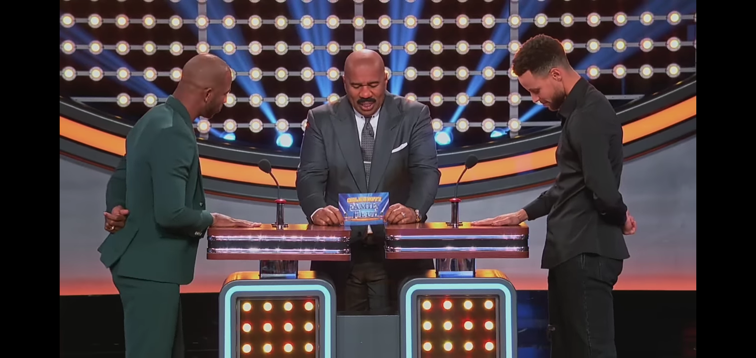 Steph Curry vs. Chris Paul | Celebrity Family Feud