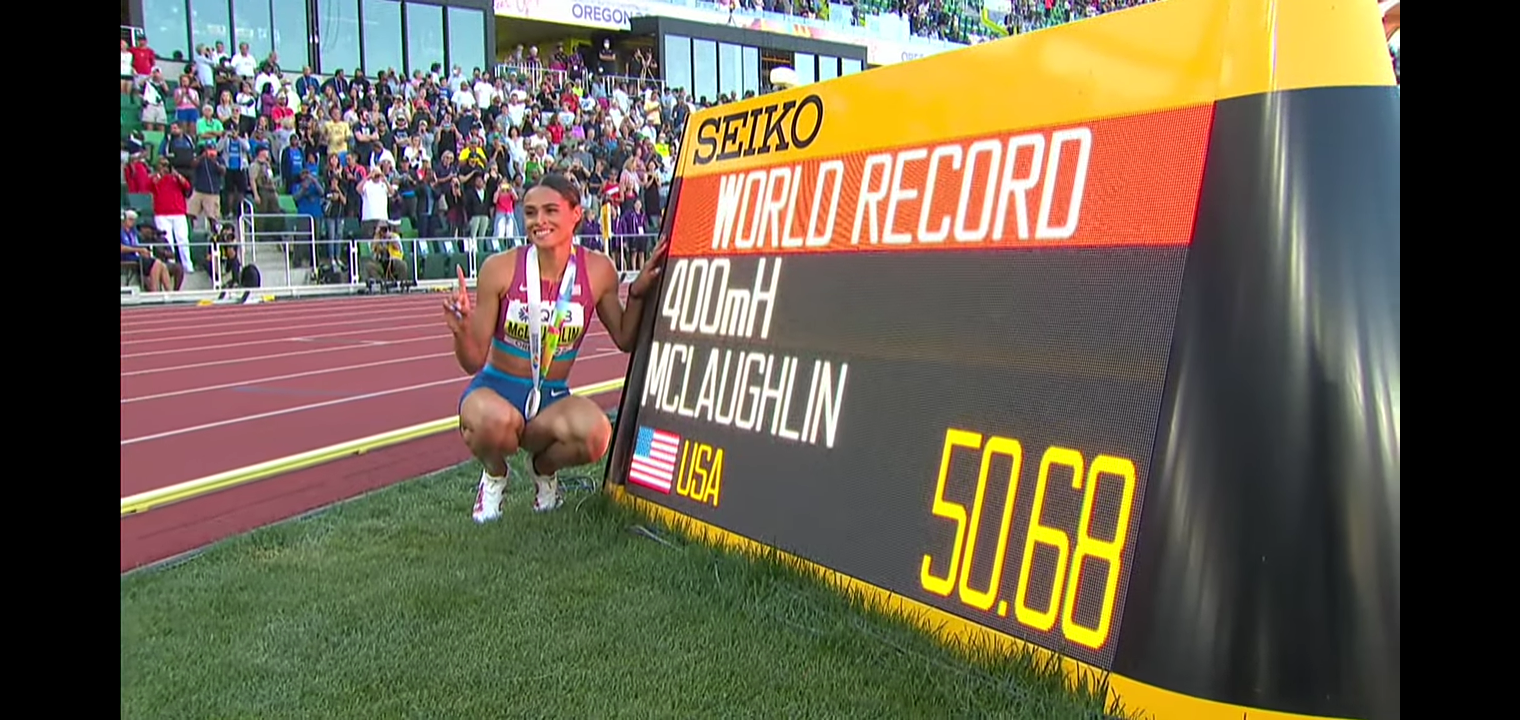 Sydney McLaughlin OBLITERATES her own WORLD RECORD for 400 hurdles World Title