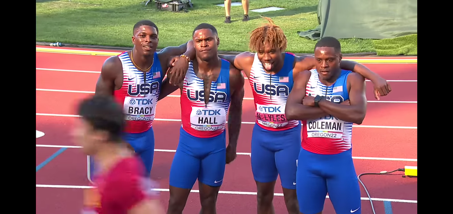 Noah Lyles and Christian Coleman lead Team USA into 4×100 relay finals at Worlds