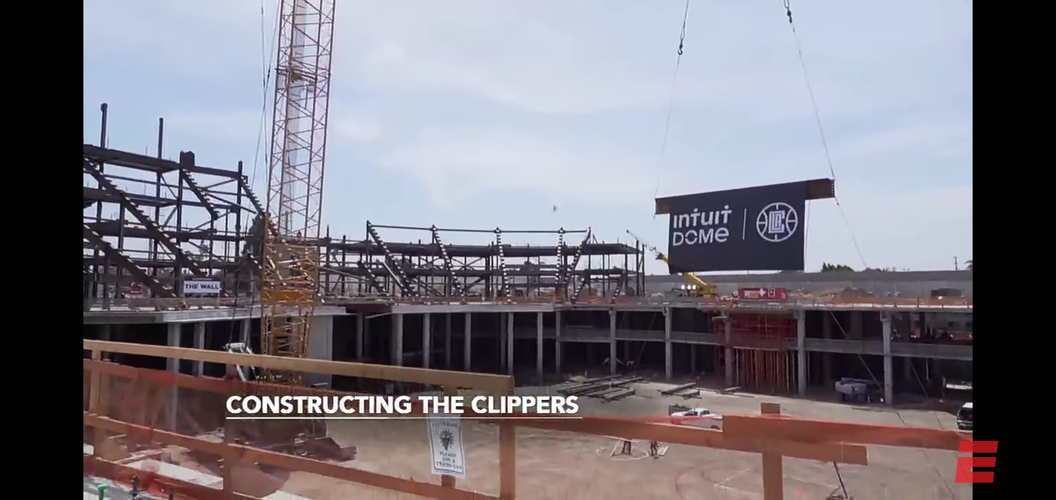 Constructing the Clippers: An inside look at the new arena 🏀🏟