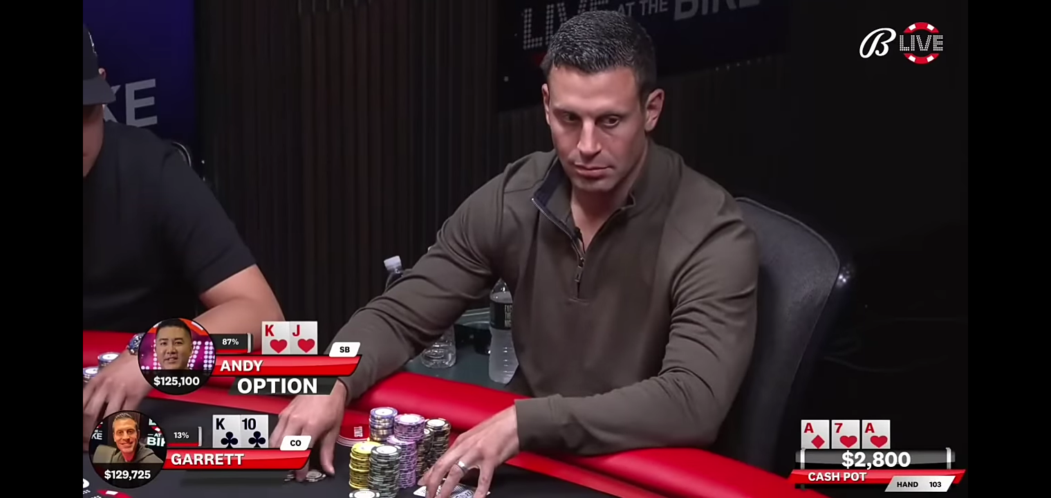 Andy vs Garrett The MATCHUP we’ve been waiting for! ♠ Live at the Bike!