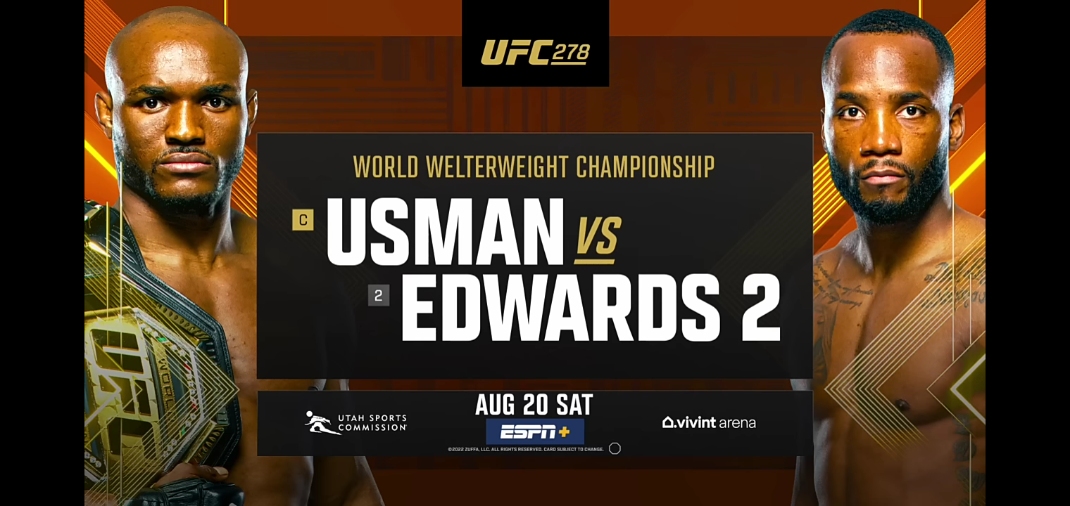 How We Got Here: Usman vs Edwards 2