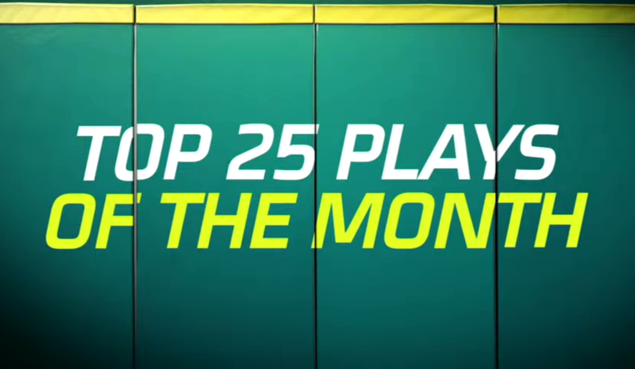 The Top 25 Plays of August!!
