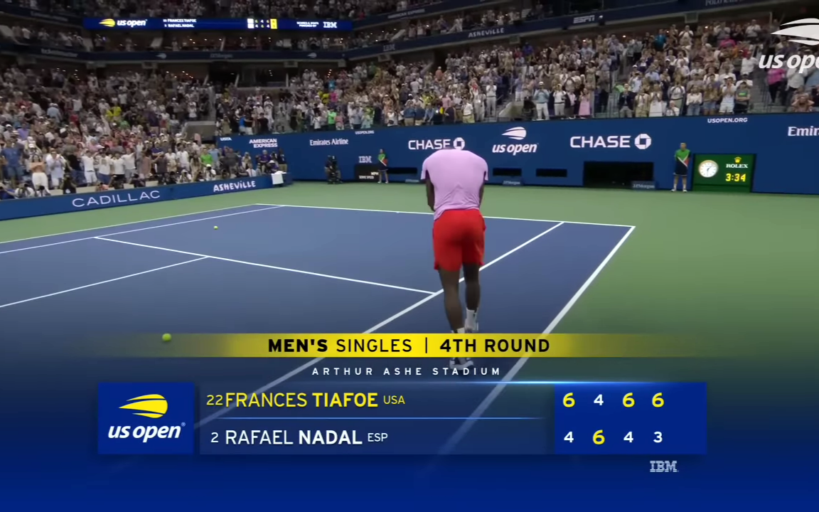 Frances Tiafoe vs. Rafael Nadal Extended Highlights