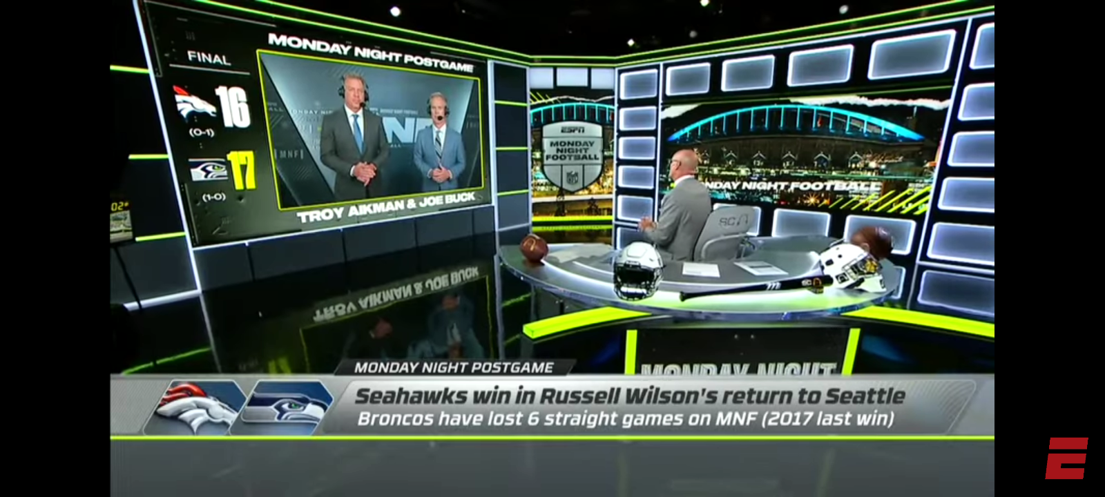 Troy Aikman and Joe Buck react to Broncos loss to Seahawks in Russell Wilson’s return to Seattle
