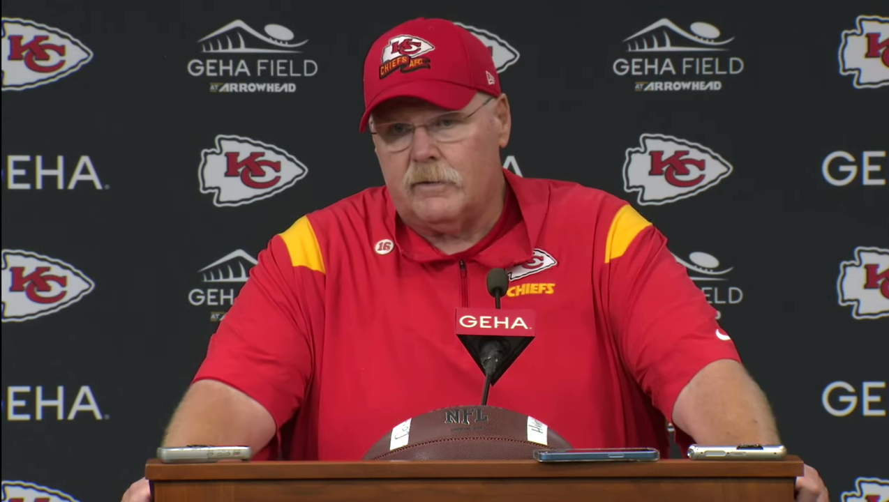 Andy Reid: “I was proud of the guys for that relentless play”