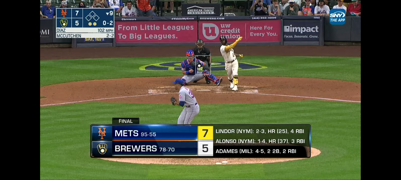 Mets vs. Brewers | MLB Highlights