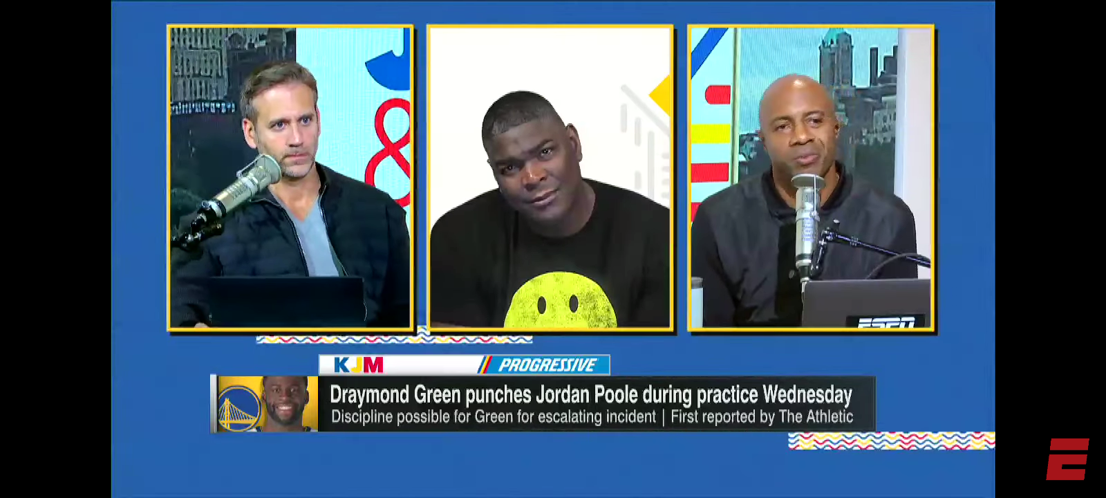 The meaning of Draymond Green punching Jordan Poole at a Warriors practice