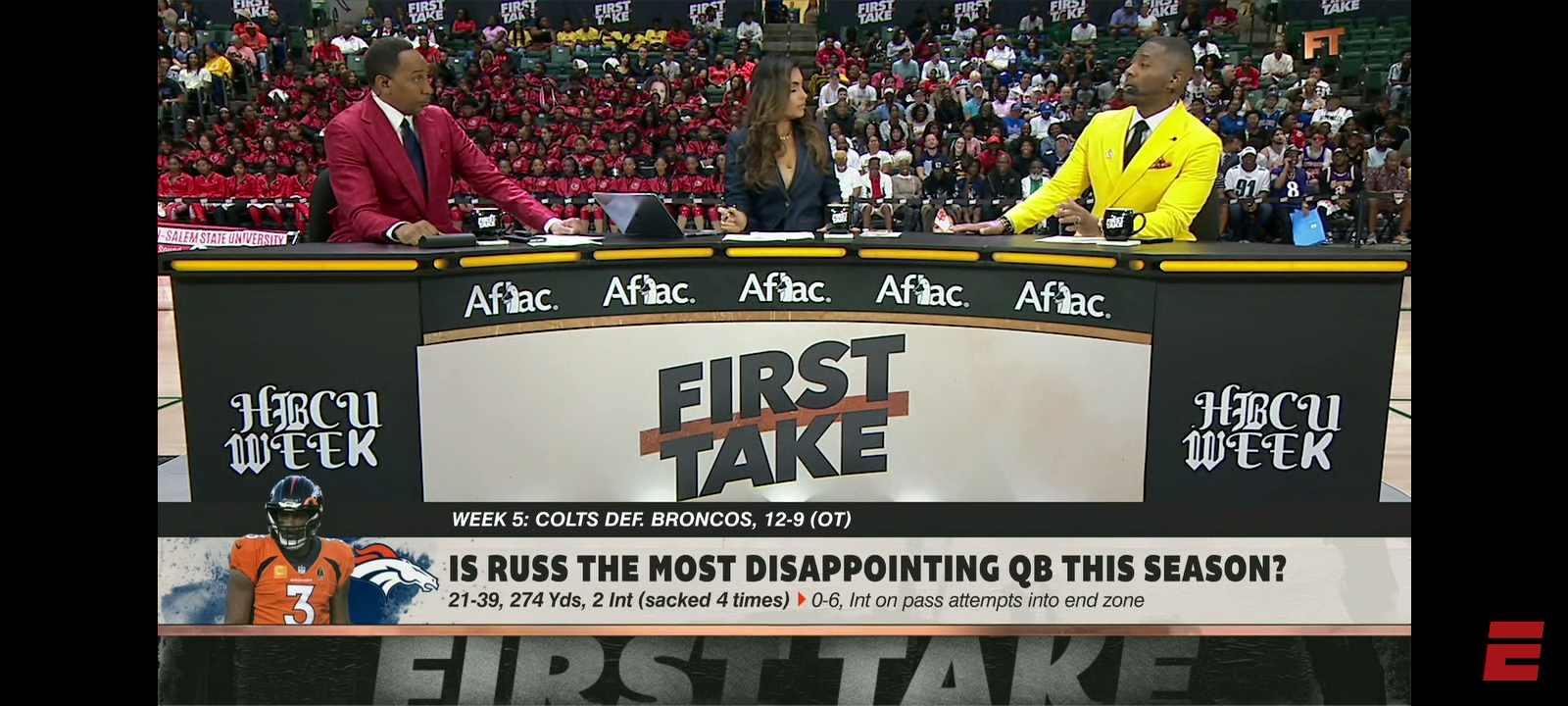 The Broncos have one of the most HORRIFIC offenses in the NFL 🗣 – Stephen A.