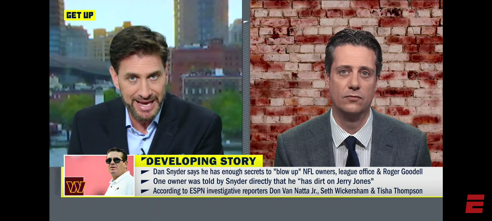 Dan Snyder claims ‘dirt’ on NFL owners & Roger Goodell