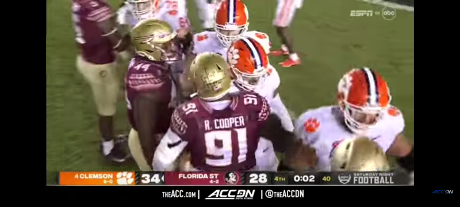 Clemson vs. Florida State Condensed Game | 2022 ACC Football