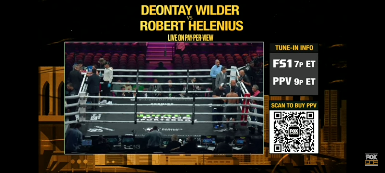 Wilder vs Helenius: Non-Televised Prelims