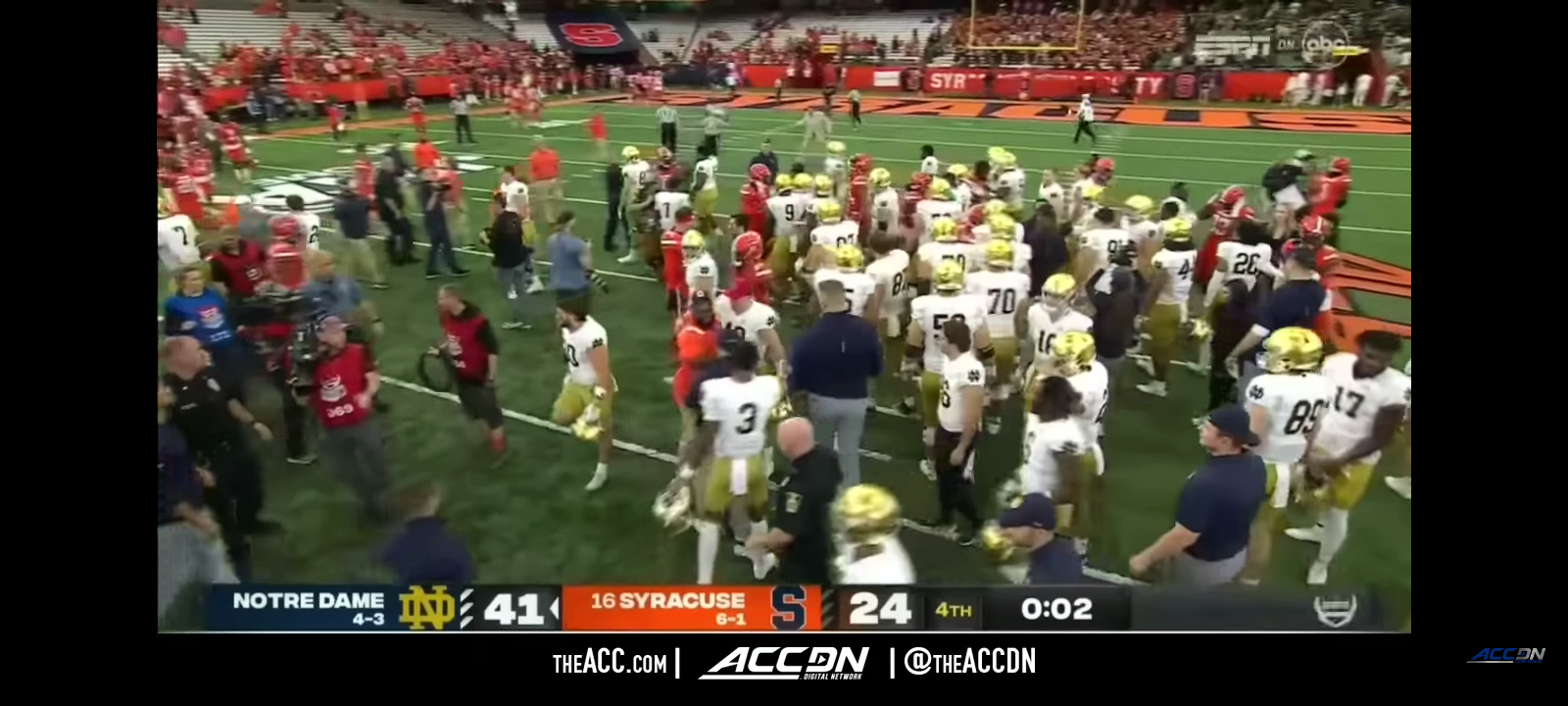 Notre Dame vs. Syracuse Condensed Game | 2022 ACC Football