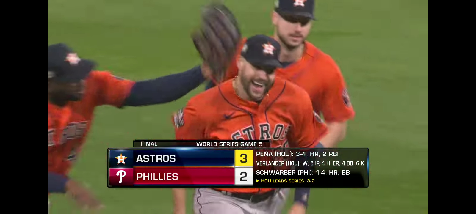 Astros vs. Phillies World Series Game 5 | MLB Highlights