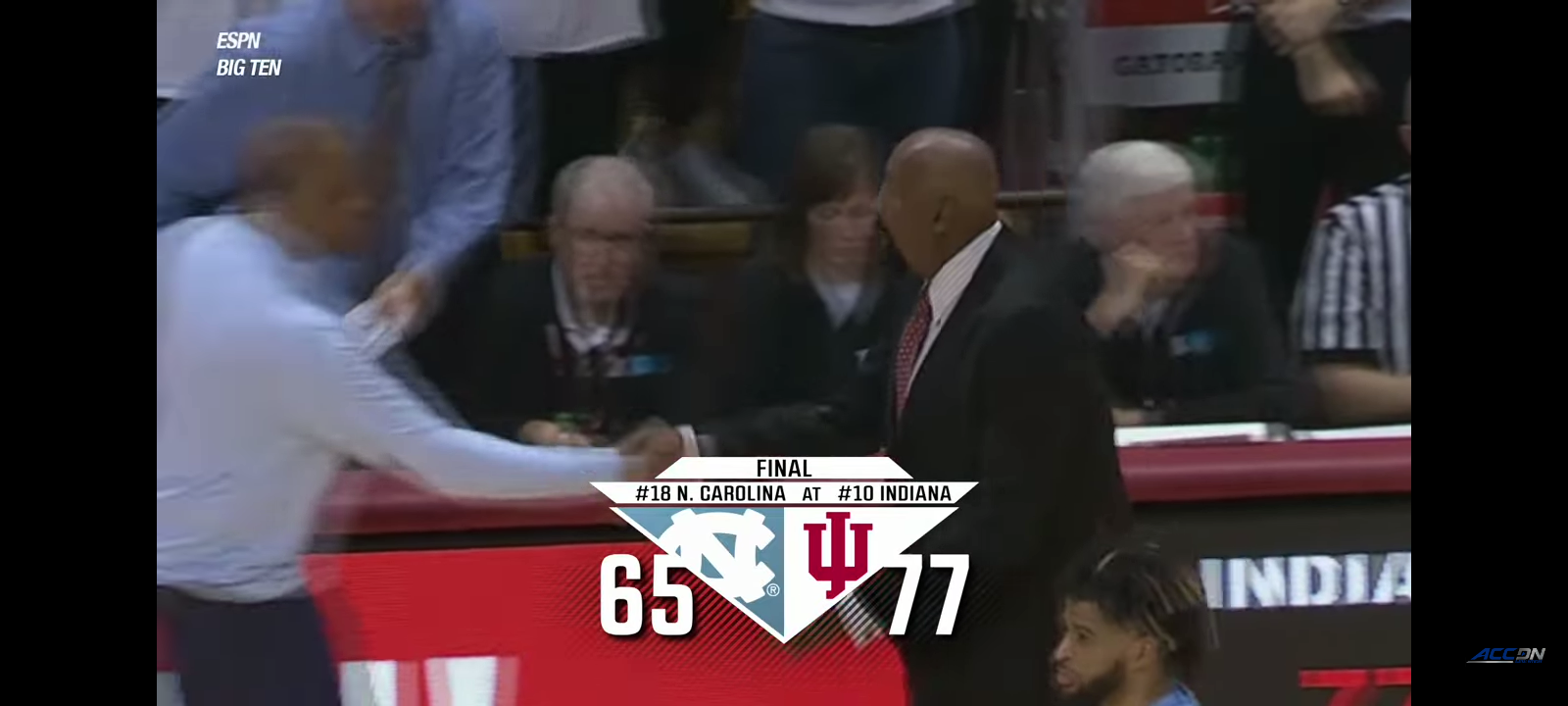 North Carolina vs. Indiana | ACC Men’s Basketball Highlights