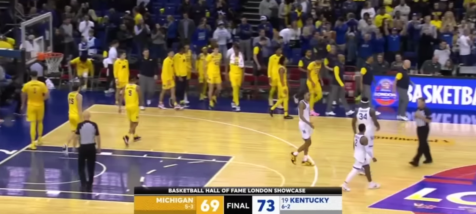 Kentucky at Michigan | Extended Highlights | Big Ten Men’s Basketball