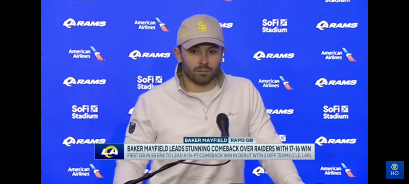QB Baker Mayfield is ‘extremely thankful’ for his opportunity with the Rams