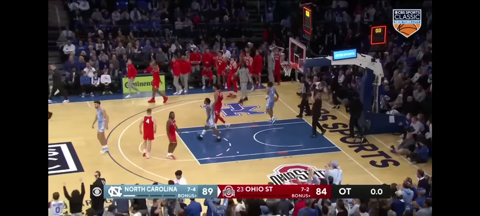 Ohio State vs. North Carolina | Highlights | Big Ten Men’s Basketball