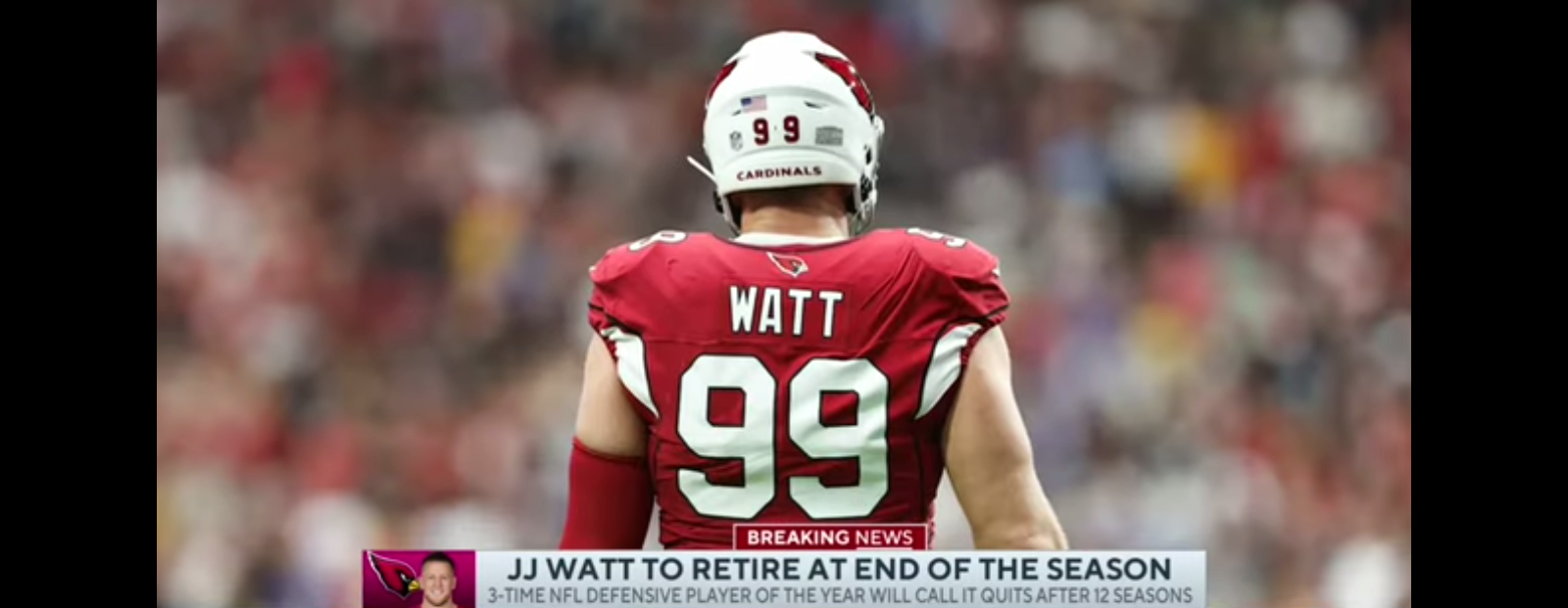 J.J. Watt to RETIRE at the end of this season