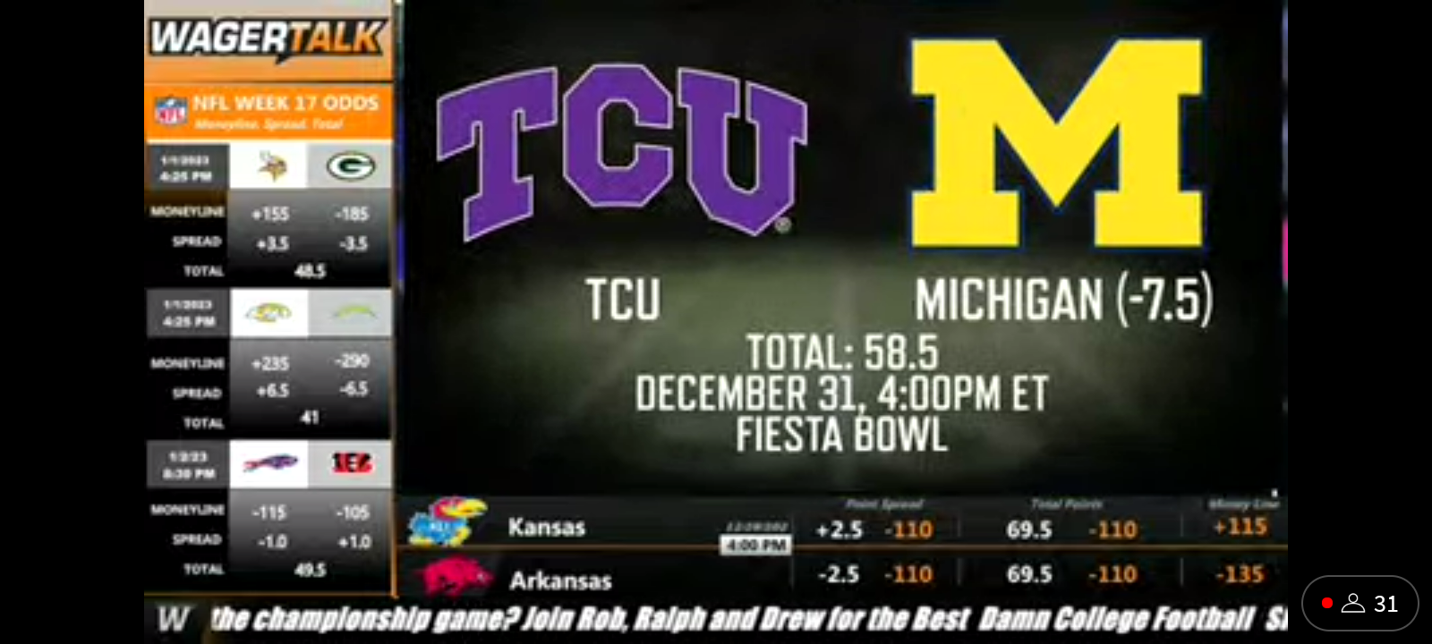 Best Damn College Football Show | College Football Playoff | Georgia vs OSU | Michigan vs TCU