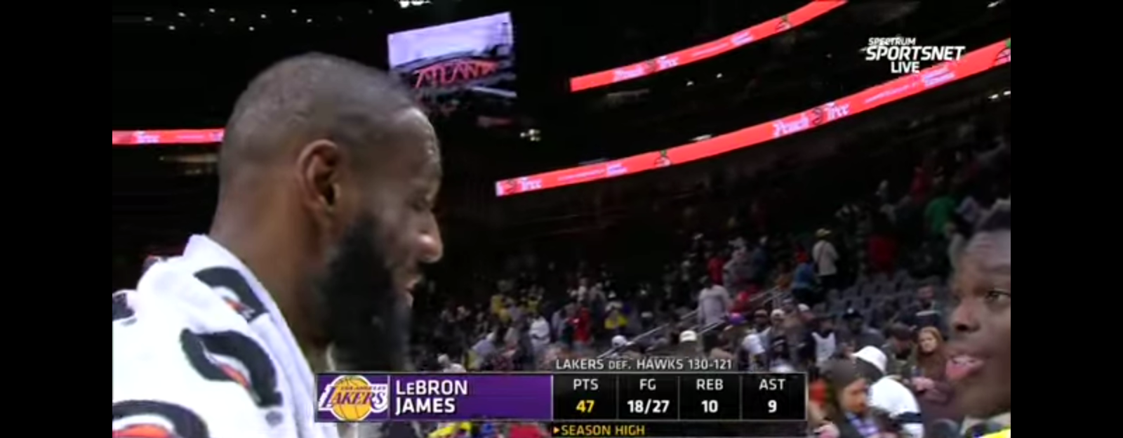 LeBron told Dennis Schroder he’d score 40 before his birthday game