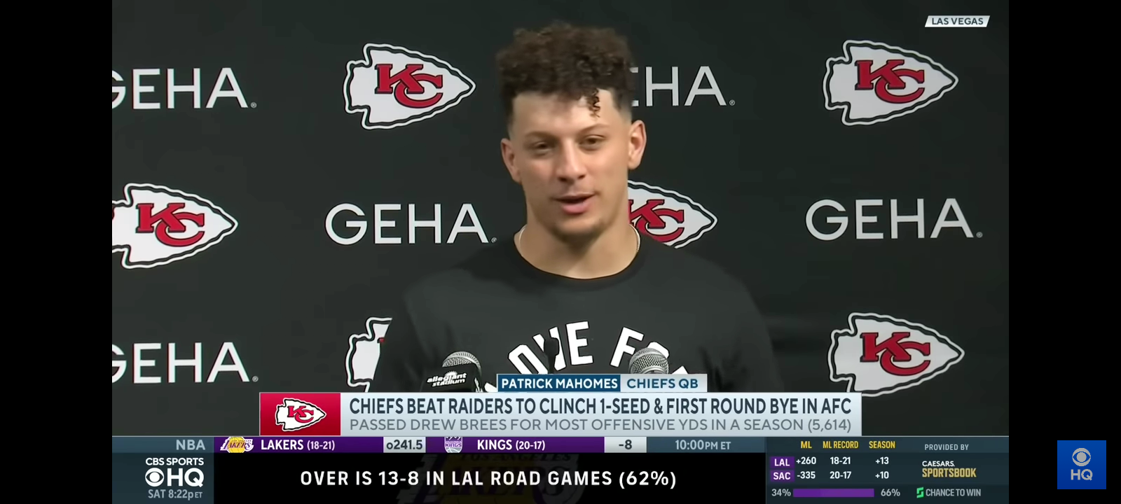Patrick Mahomes LOVES Being A Kansas City Chief After Clinching Another No. 1 Seed I FULL INTERVIEW