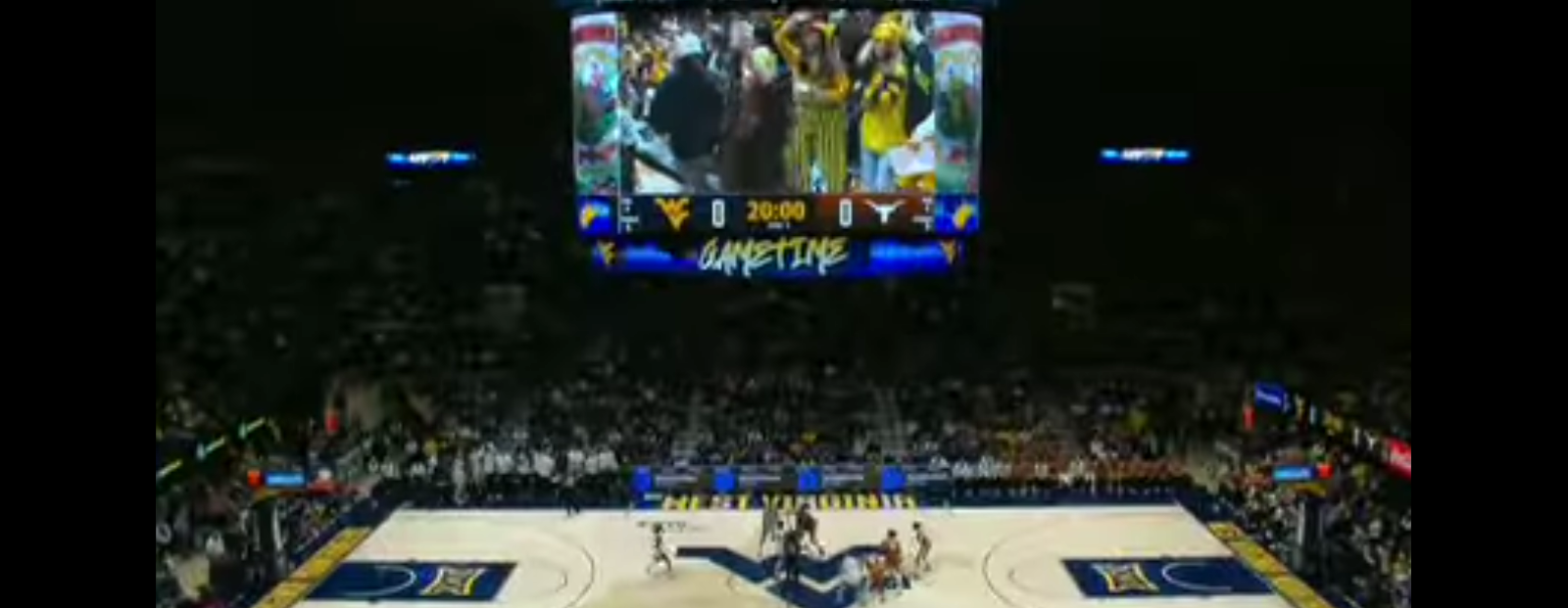 #7 Texas vs West Virginia Basketball Game Highlights