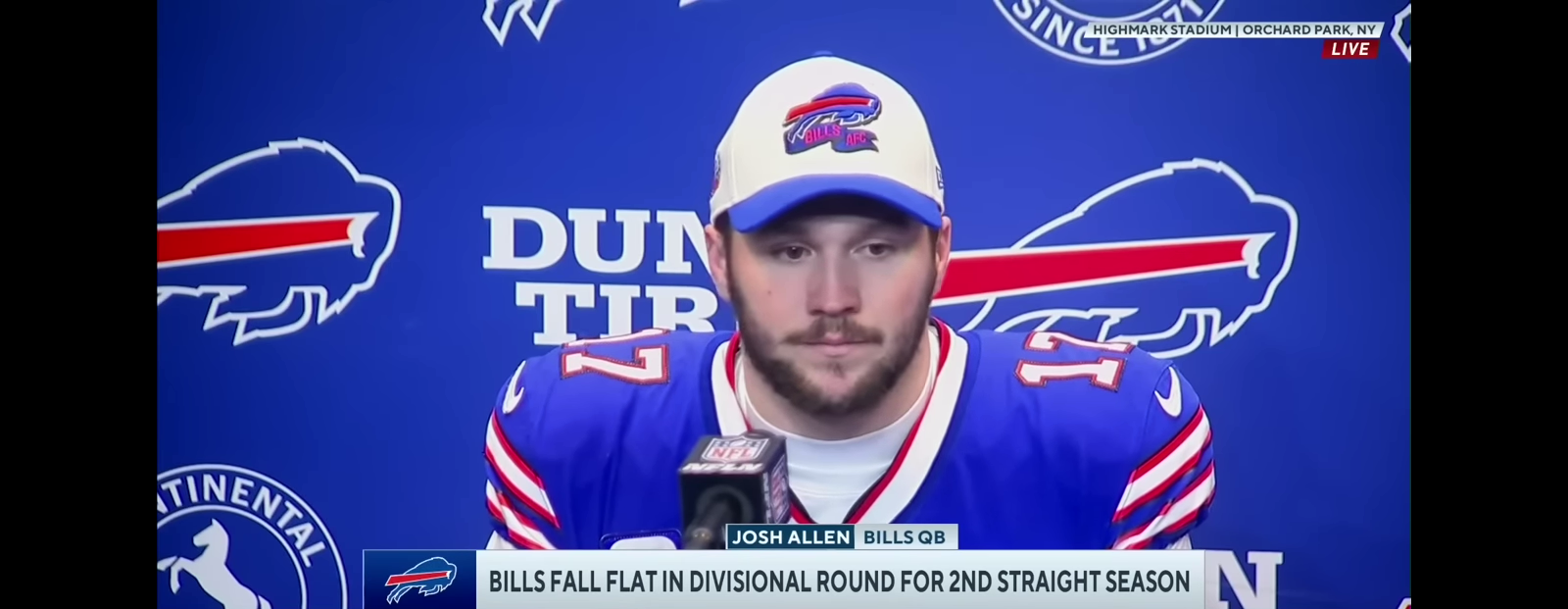 Josh Allen says the Bengals “punched them” in Divisional Round loss