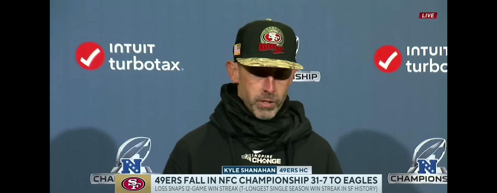 Kyle Shanahan Speaks on 49ers Disappointing NFC Championship Loss to the Eagles
