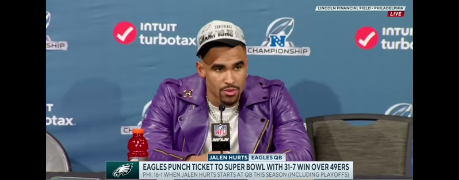 Jalen Hurts Says The Eagles Are NOT DONE After Advancing To Super Bowl LVII
