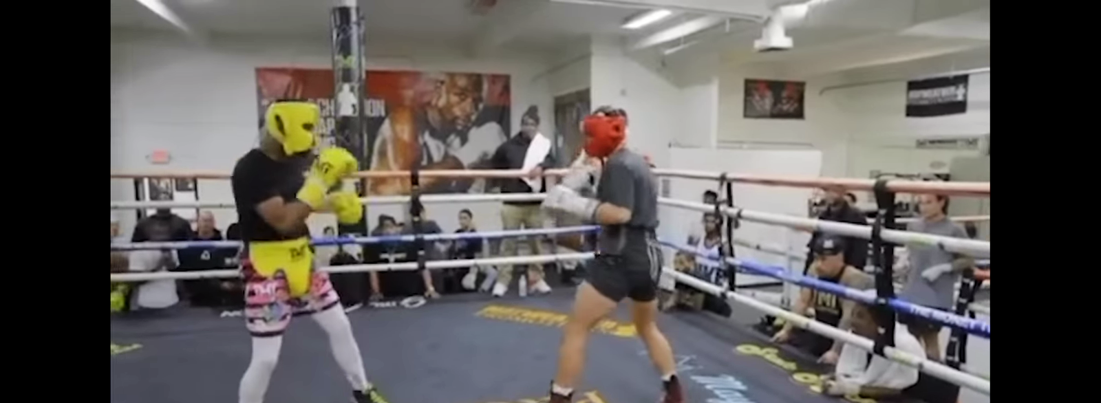 WATCH FLOYD MAYWEATHER EMBARRASS YOUTUBER JARVIS FOR TRYING TO SPAR WITH HIM! TEACHES HIM LESSON!
