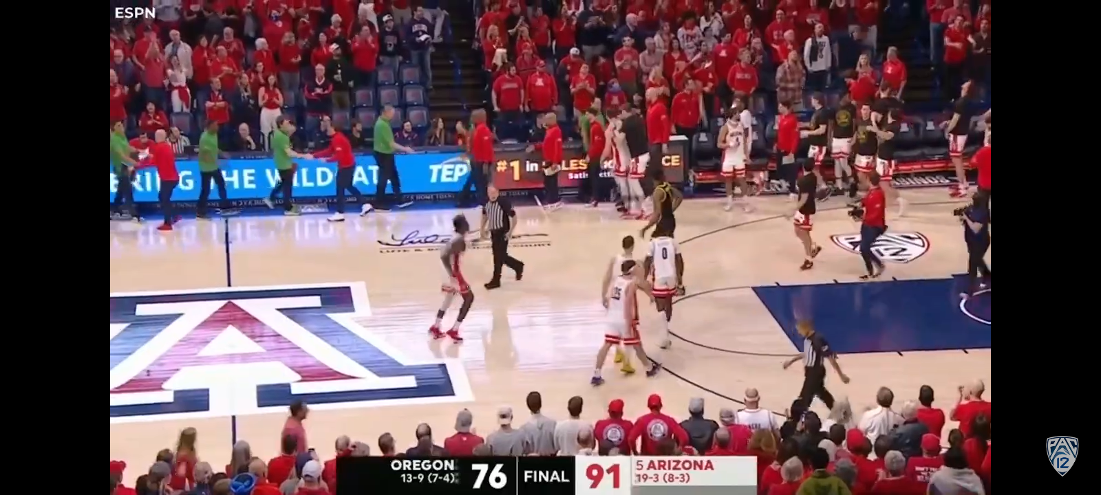 Oregon vs. No. 5 Arizona | Game Highlights | College Men’s Basketball