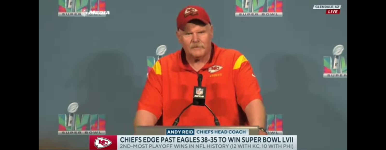Andy Reid PRAISES young players for Super Bowl performance