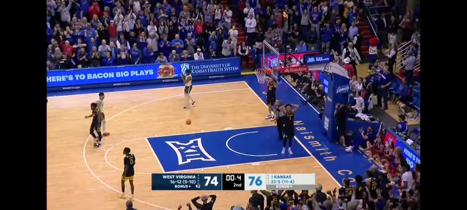 West Virginia Mountaineers vs. Kansas Jayhawks