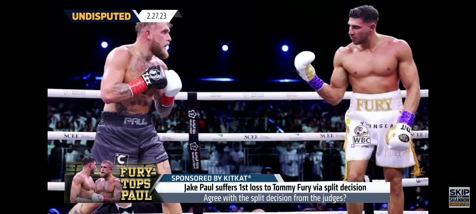 Jake Paul suffers first loss to Tommy Fury via split decision