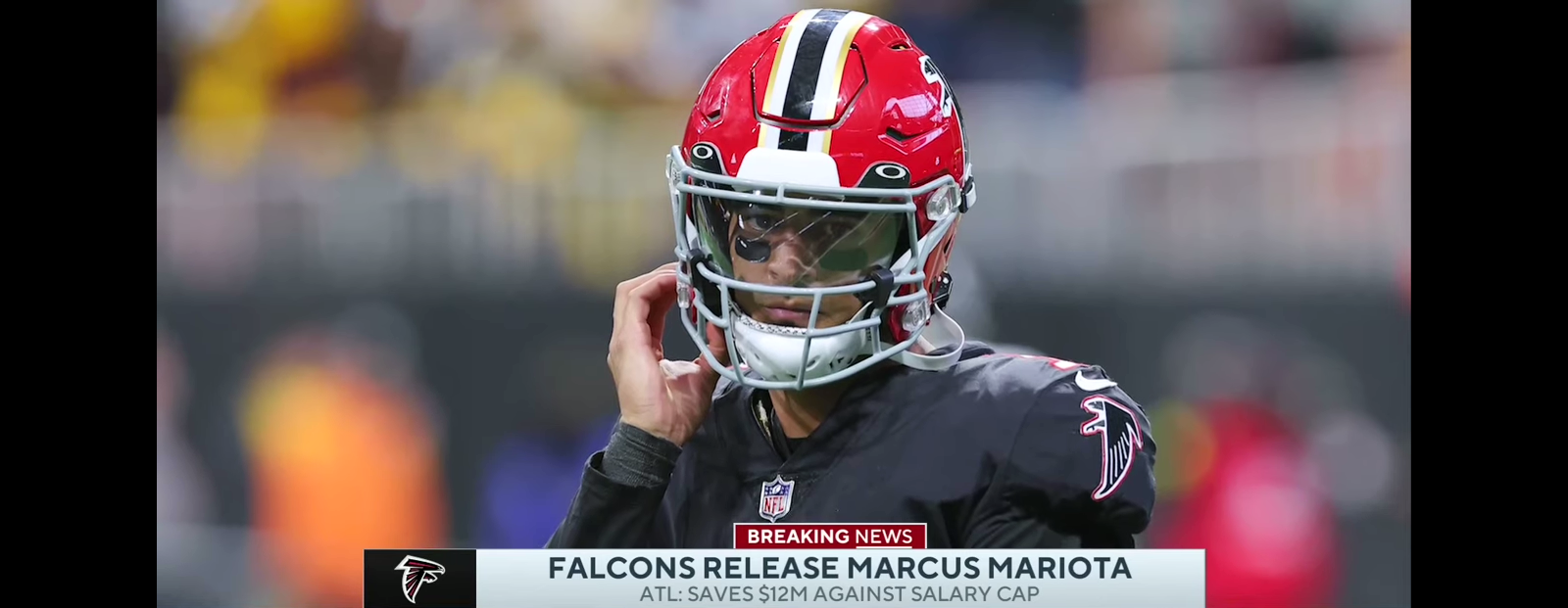 Falcons release QB Marcus Mariota