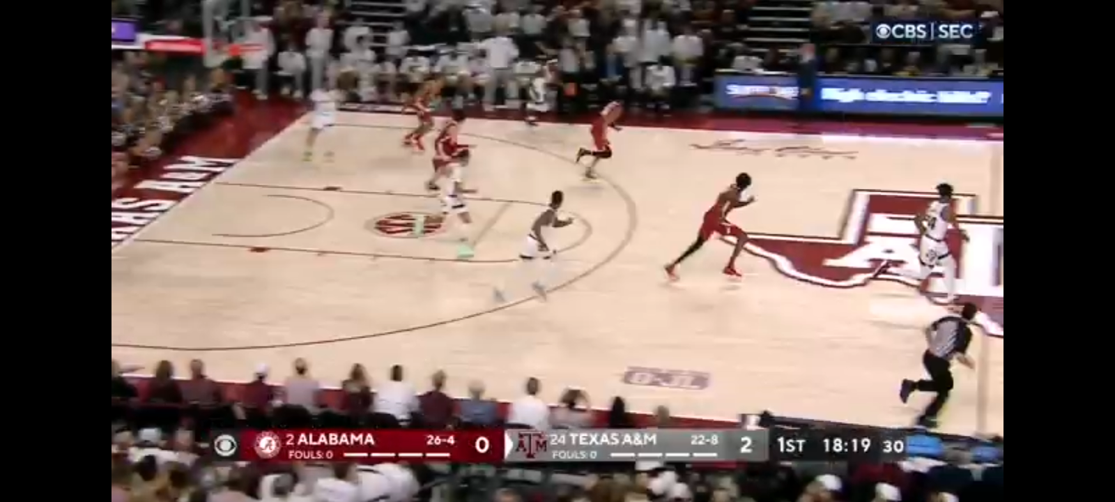 Highlights: A&M 67, Alabama 61