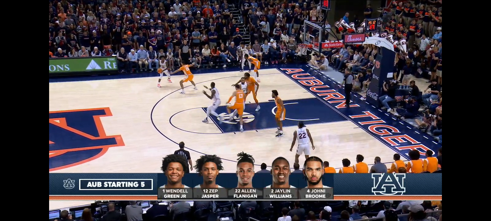 MBB: Auburn 79, Tennessee 70