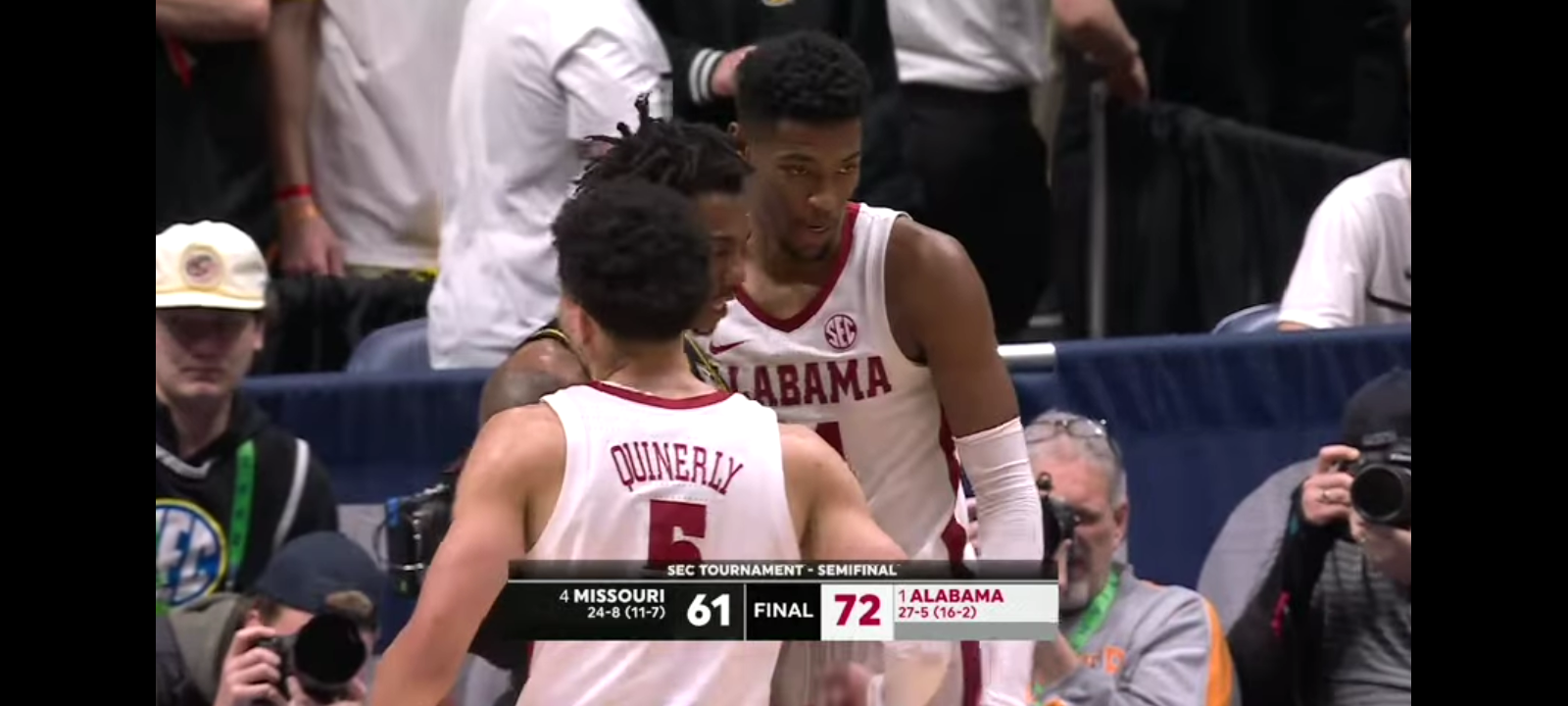 Missouri Tigers vs. Alabama Crimson Tide | Full Game Highlights | ESPN College Basketball